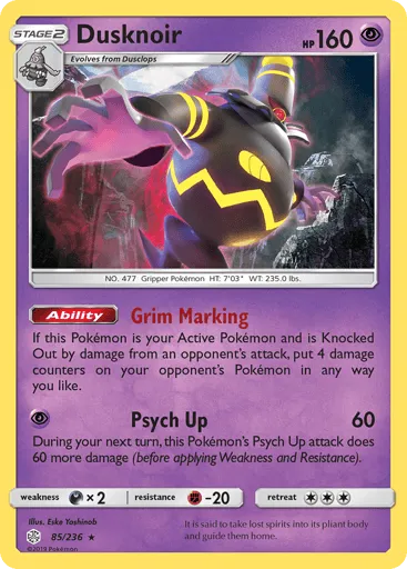 Dusknoir 85/236 Cosmic Eclipse