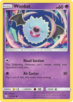 Woobat 87/236 Cosmic Eclipse