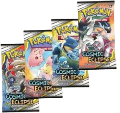 Cosmic Eclipse Booster Pack Art Bundle (Set of 4)