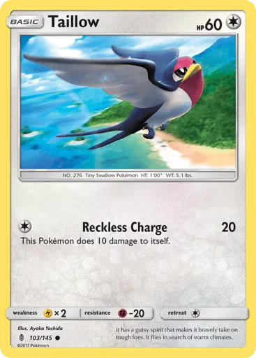 Taillow 103/145 Guardians Rising