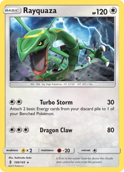 Rayquaza 106/145 Guardians Rising