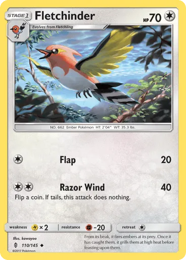 Fletchinder 110/145 Guardians Rising