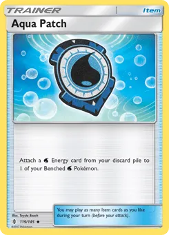 Aqua Patch 119/145 Guardians Rising