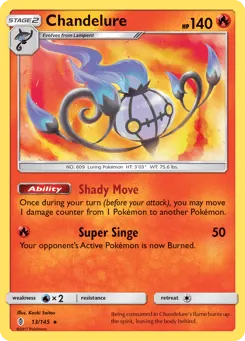 Chandelure 13/145 Guardians Rising
