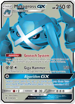 Metagross-GX 139/145 Guardians Rising