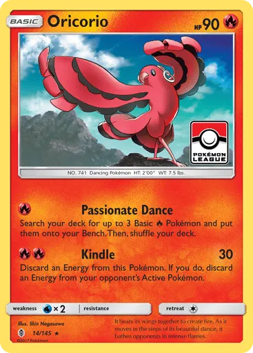 Oricorio 14/145 Guardians Rising
