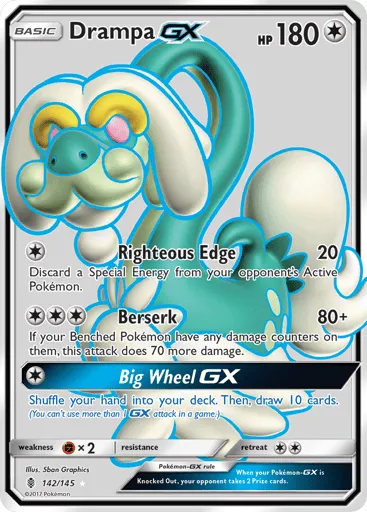 Drampa-GX 142/145 Guardians Rising