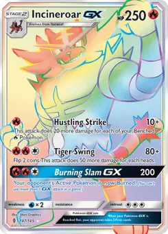 Incineroar-GX 147/145 Guardians Rising