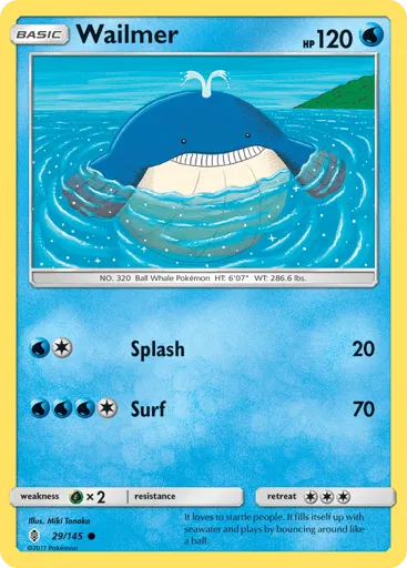 Wailmer 29/145 Guardians Rising