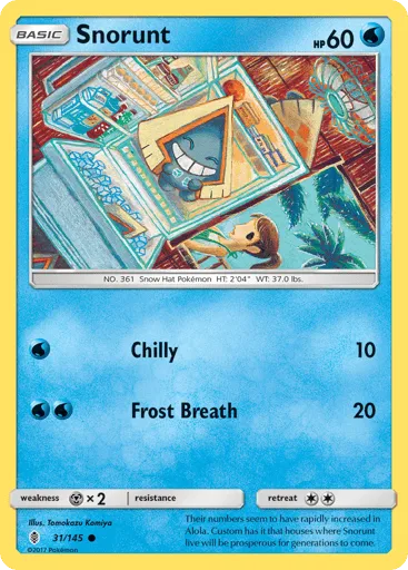 Snorunt 31/145 Guardians Rising