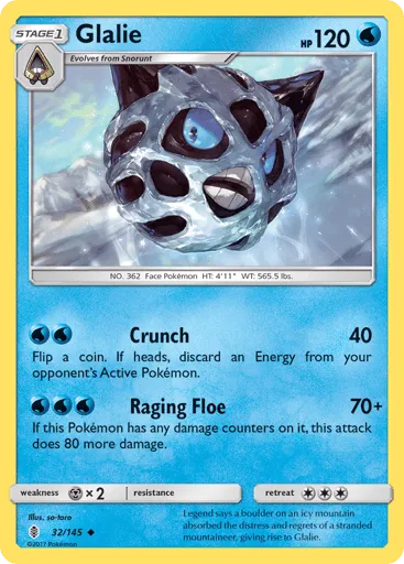Glalie 32/145 Guardians Rising