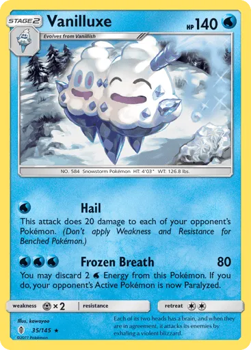 Vanilluxe 35/145 Guardians Rising