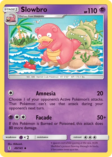 Slowbro 49/145 Guardians Rising