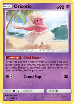 Oricorio 55/145 Guardians Rising