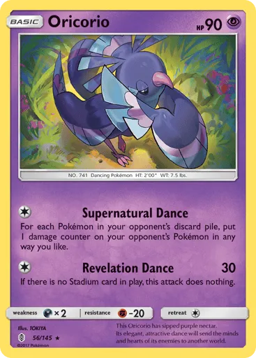 Oricorio 56/145 Guardians Rising