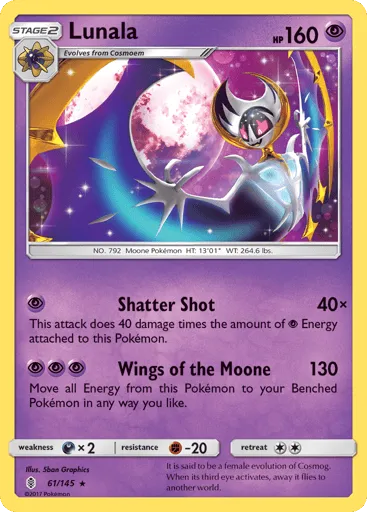 Lunala 61/145 Guardians Rising