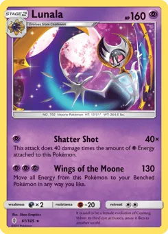 Lunala 61/145 Guardians Rising