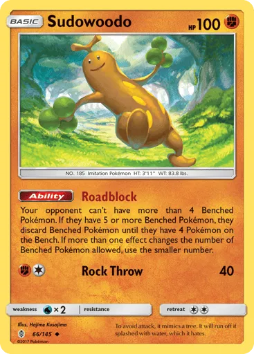 Sudowoodo 66/145 Guardians Rising