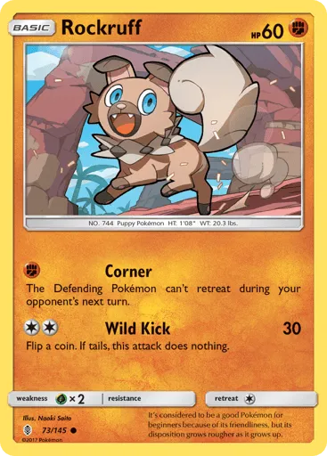 Rockruff 73/145 Guardians Rising