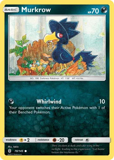 Murkrow 78/145 Guardians Rising
