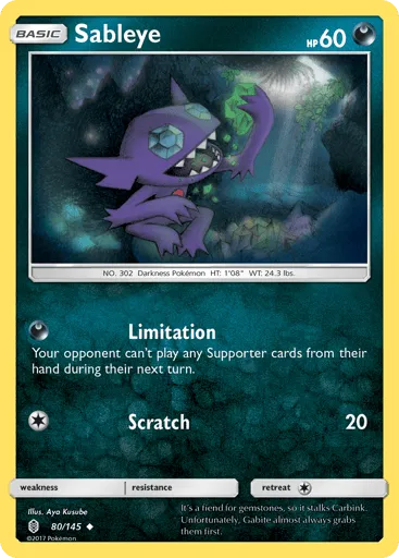 Sableye 80/145 Guardians Rising
