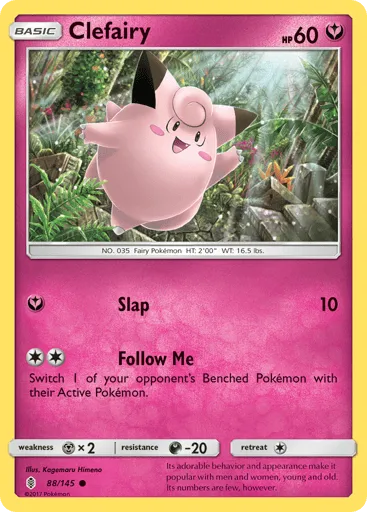 Clefairy 88/145 Guardians Rising