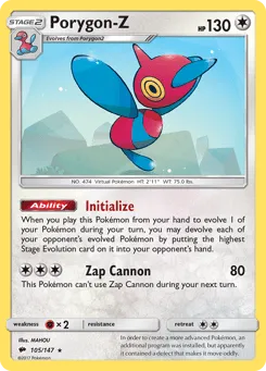 Porygon-Z 105/147 Burning Shadows