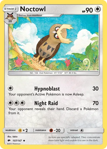 Noctowl 107/147 Burning Shadows
