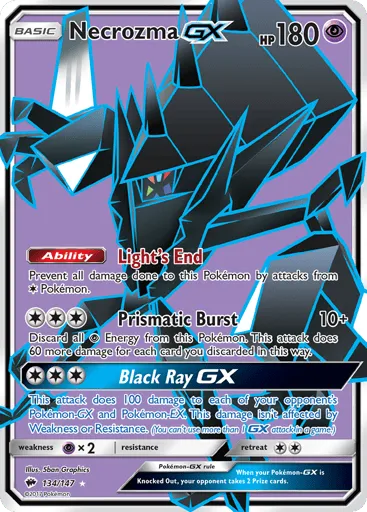 Necrozma-GX 134/147 Burning Shadows