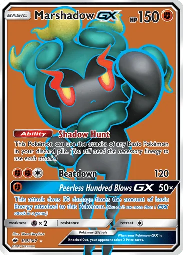 Marshadow-GX 137/147 Burning Shadows