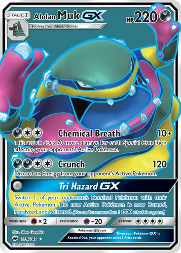 Alolan Muk-GX 138/147 Burning Shadows