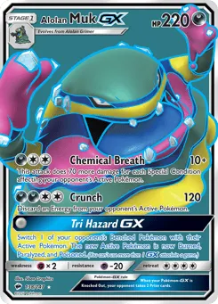 Alolan Muk-GX 138/147 Burning Shadows
