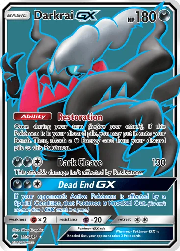 Darkrai-GX 139/147 Burning Shadows
