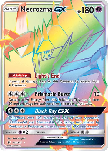 Necrozma-GX 153/147 Burning Shadows