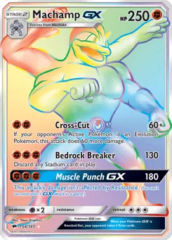 Machamp-GX 154/147 Burning Shadows