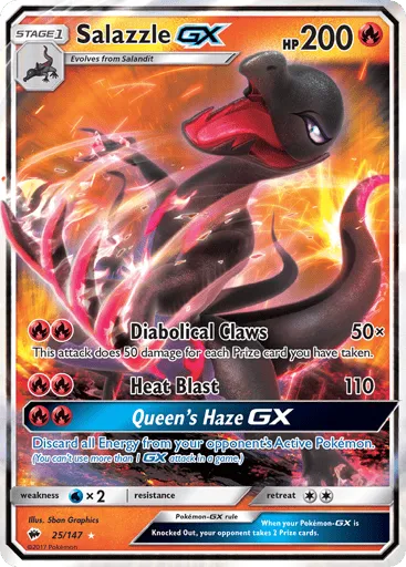Salazzle-GX 25/147 Burning Shadows