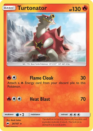 Turtonator 26/147 Burning Shadows