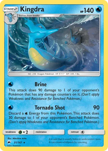 Kingdra 31/147 Burning Shadows