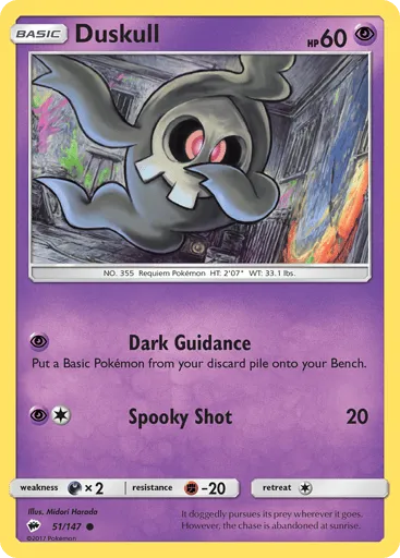 Duskull 51/147 Burning Shadows