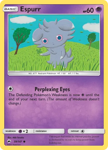 Espurr 59/147 Burning Shadows