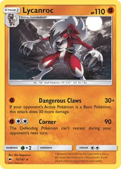 Lycanroc 75/147 Burning Shadows