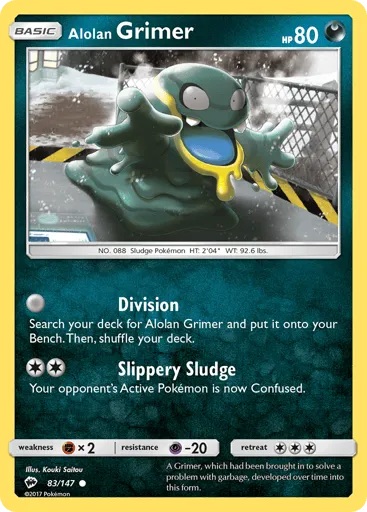 Alolan Grimer 83/147 Burning Shadows