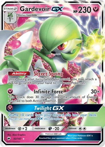 Gardevoir-GX 93/147 Burning Shadows