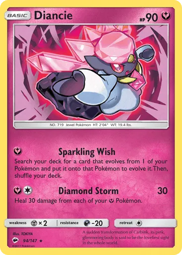 Diancie 94/147 Burning Shadows