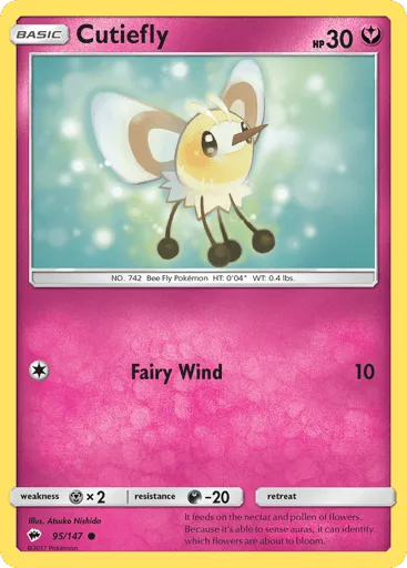 Cutiefly 95/147 Burning Shadows