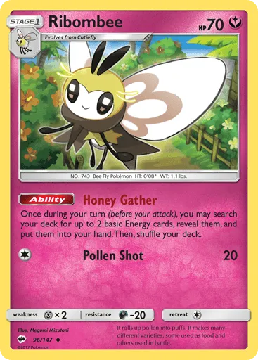 Ribombee 96/147 Burning Shadows