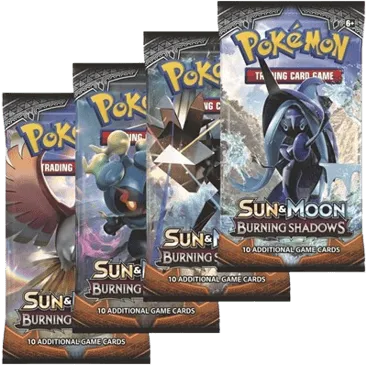 Burning Shadows Booster Pack Art Bundle (Set of 4)
