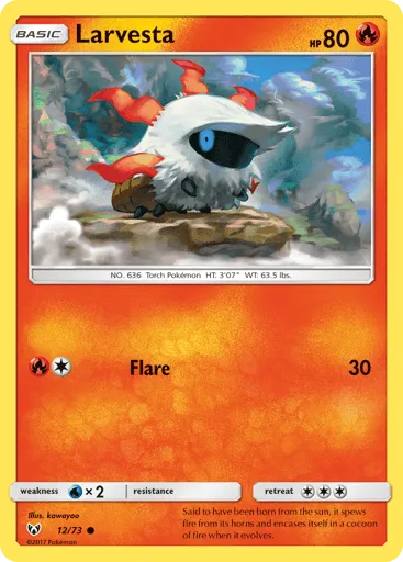 Larvesta 12/73 Shining Legends