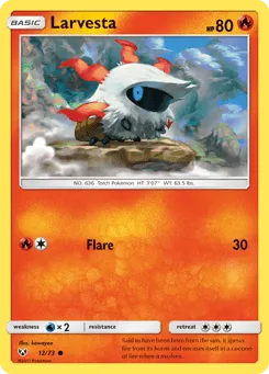 Larvesta 12/73 Shining Legends