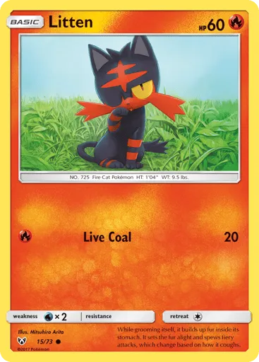 Litten 15/73 Shining Legends